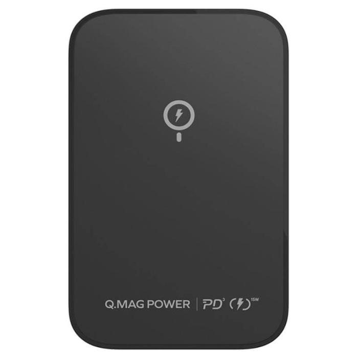 Momax - Momax Magsafe Magnetisk Trådlös Powerbank 5000 mAh - Svart