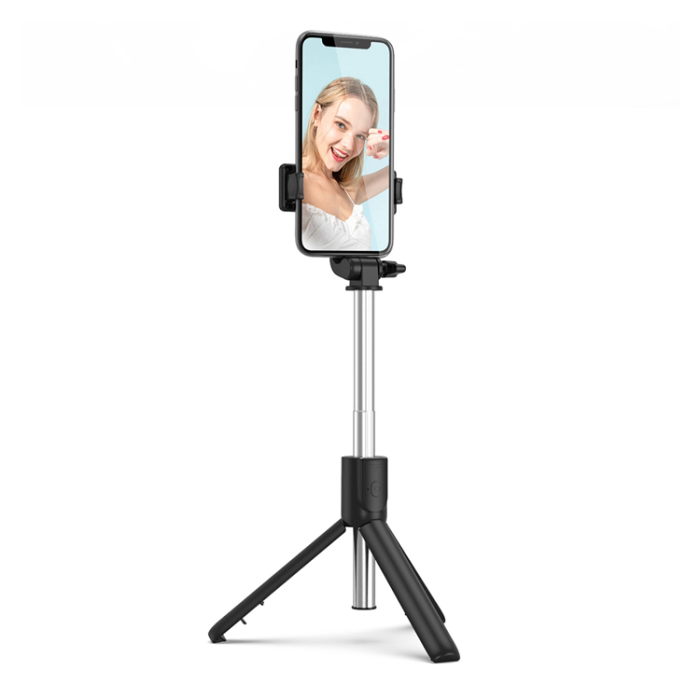 OEM - Selfiestick Teleskopstativ 0.7m för Mobil - Svart