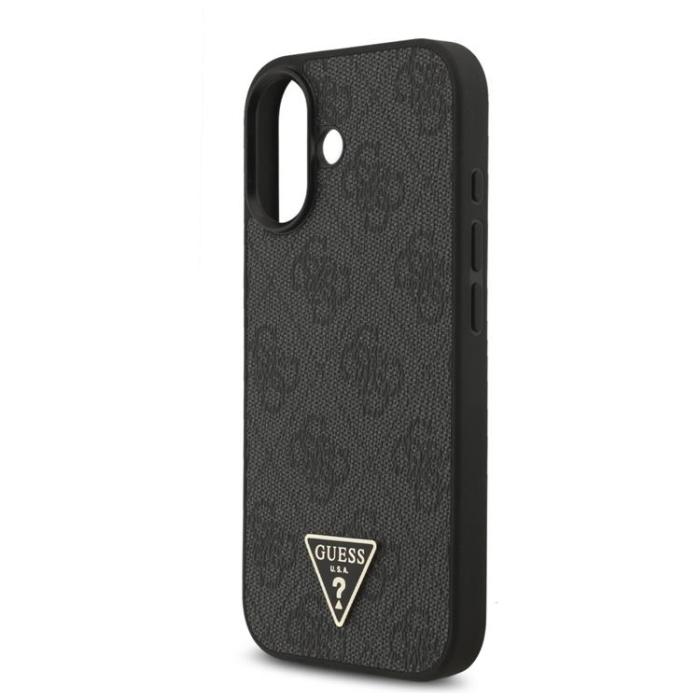 Guess - Guess iPhone 17 Mobilskal MagSafe 4G Strap Triangle Logo - Svart
