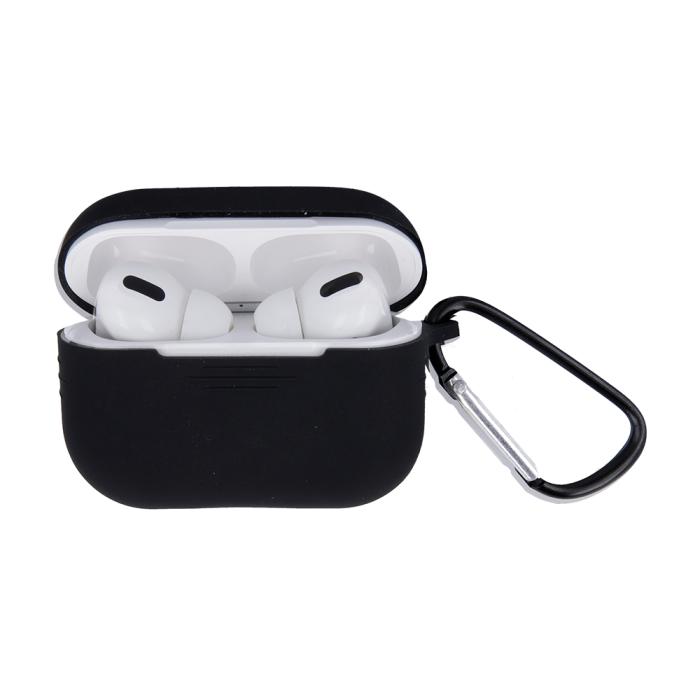 OEM - Svart fodral med krok för AirPods 3