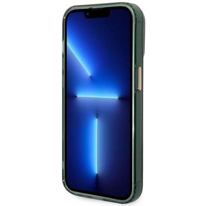 Guess - Guess iPhone 14 Pro Max Mobilskal Magsafe Guld Outline - Khaki
