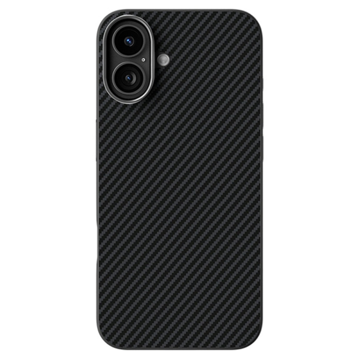 ABEEL - ABEEL iPhone 16 Mobilskal MagSafe Carbon Fiber Texture