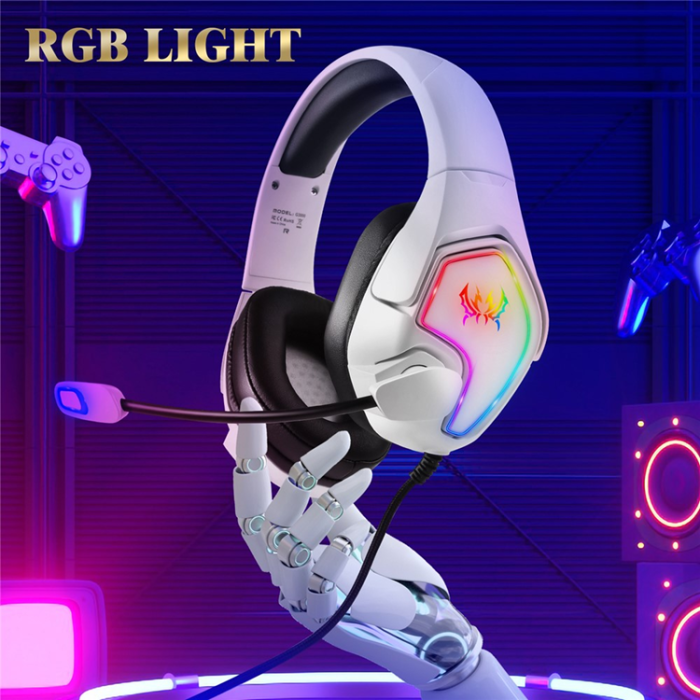 KOTION EACH - KOTION EACH Over-Ear Gaming Trådbundna Hörlurar RGB-ljus G3000