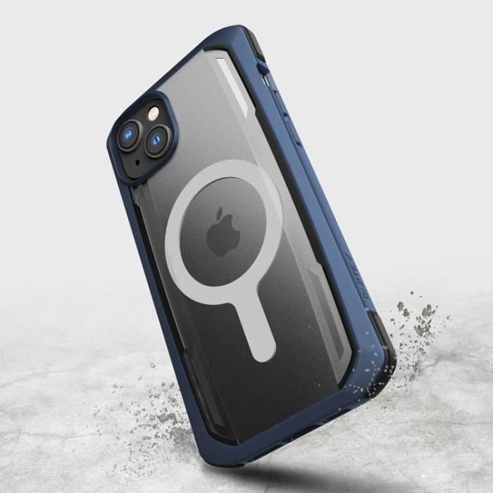 Raptic - Raptic iPhone 14 Skal Magsafe Secure Armored - Blå