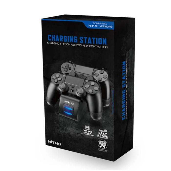 UTGATT1 - NITHO Laddare för Handkontroll PS4 Dual