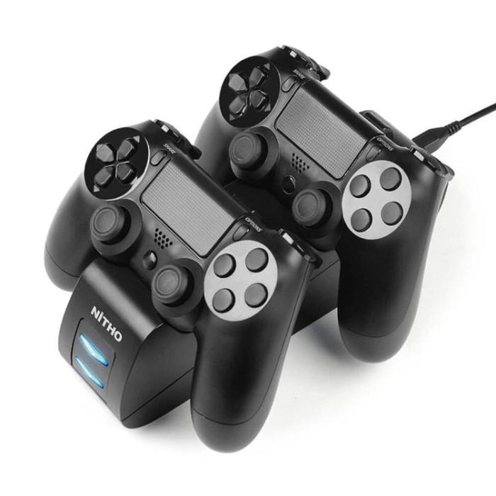 UTGATT1 - NITHO Laddare för Handkontroll PS4 Dual