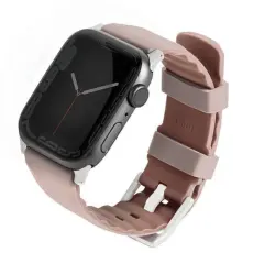 UNIQ - Uniq Apple Watch 4/5/6/7/8/SE/SE2 (38/40/41mm) Armband Silicon - Blush Rosa