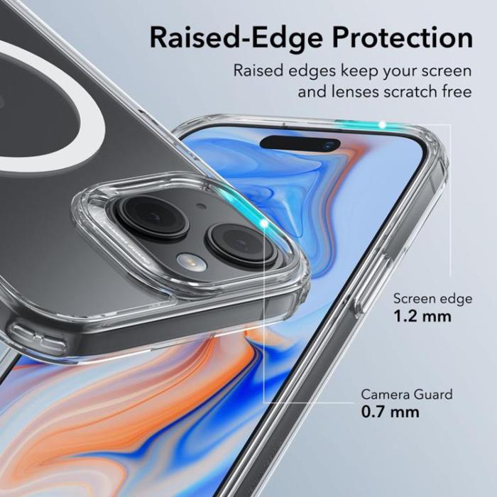 ESR - ESR iPhone 15 Mobilskal Magsafe CH Halolock - Clear