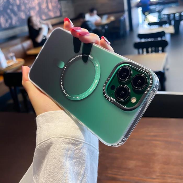 OEM - iPhone 14 Pro Max Mobilskal Magsafe Gradient - Grön
