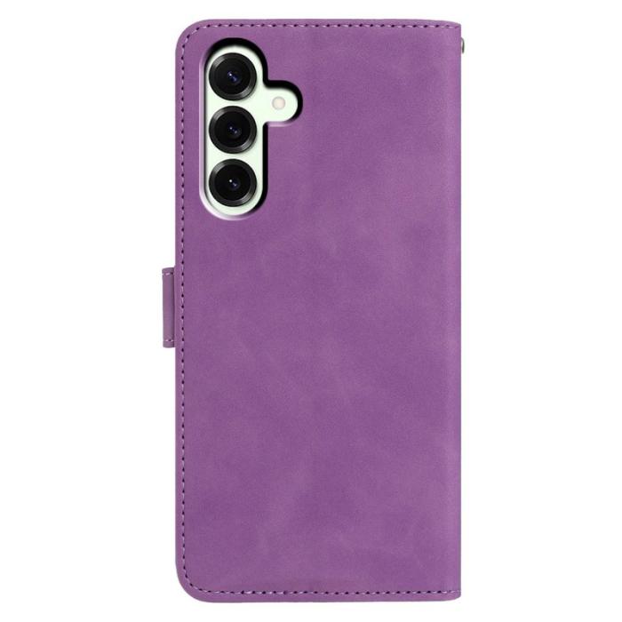 OEM - Samsung Galaxy A37 Plånboksfodral Konstläder Ställ Skydd - Lila