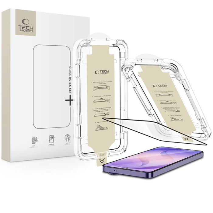 Ringke - Tech-Protect Skärmskydd Härdat Glas För Galaxy S26 Plus - Clear