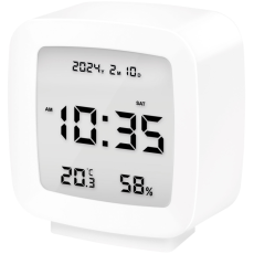 LogiLink - LogiLink Digital Väckarklocka med datum, temp, luftfuktighet