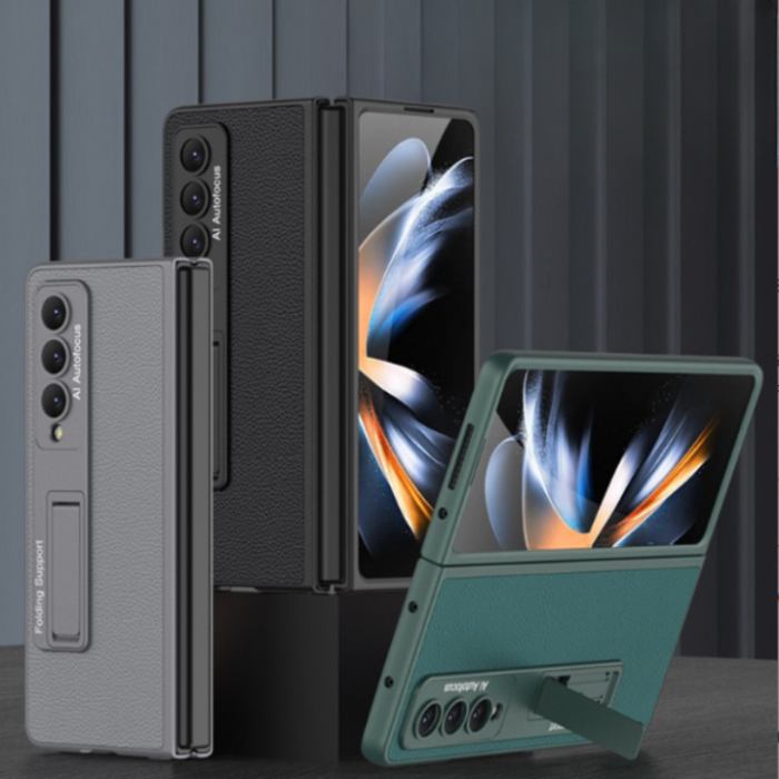 GKK - GKK Galaxy Z Fold 4 Skal Bracket Stripped - Vit