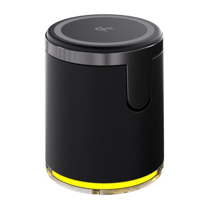 OEM - Laddningsställ med nattlampa för telefon, klocka, hörlurar - Svart