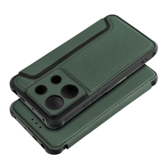 OEM - Xiaomi Redmi Note 13 Pro 5G Plånboksfodral Razor - Grön