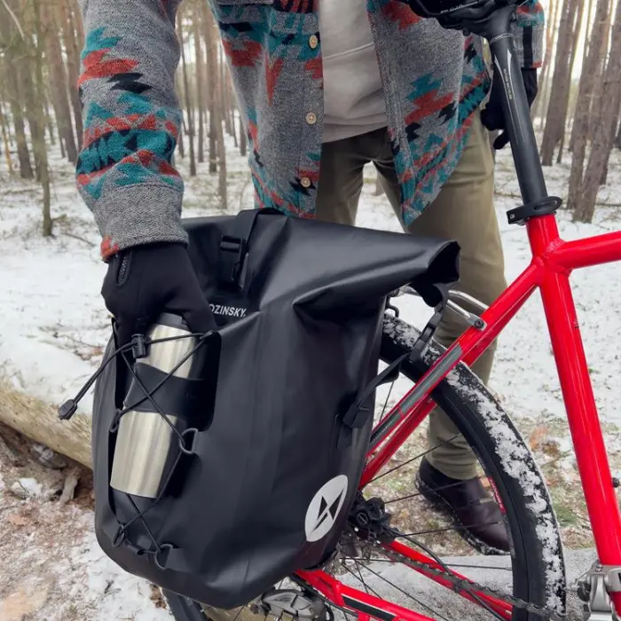 Wozinsky - Wozinsky Vattentät Mobilhållare för Cykel/ Motorcykel 25 L - Gul