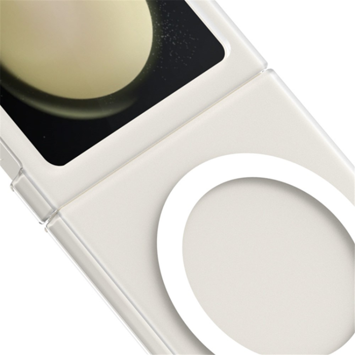 YOUNGKIT - YOUNGKIT Galaxy Z Flip 6/7 FE Mobilskal Anti-Fingerprint - Vit