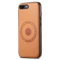 DENIOR - DENIOR iPhone 7 Plus / 8 Plus Fodral KonstL&auml;der - Khaki