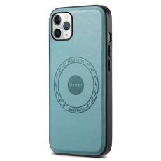 DENIOR - DENIOR Mobilskal till iPhone 11 Pro Max i PU-l&auml;der - Bl&aring;