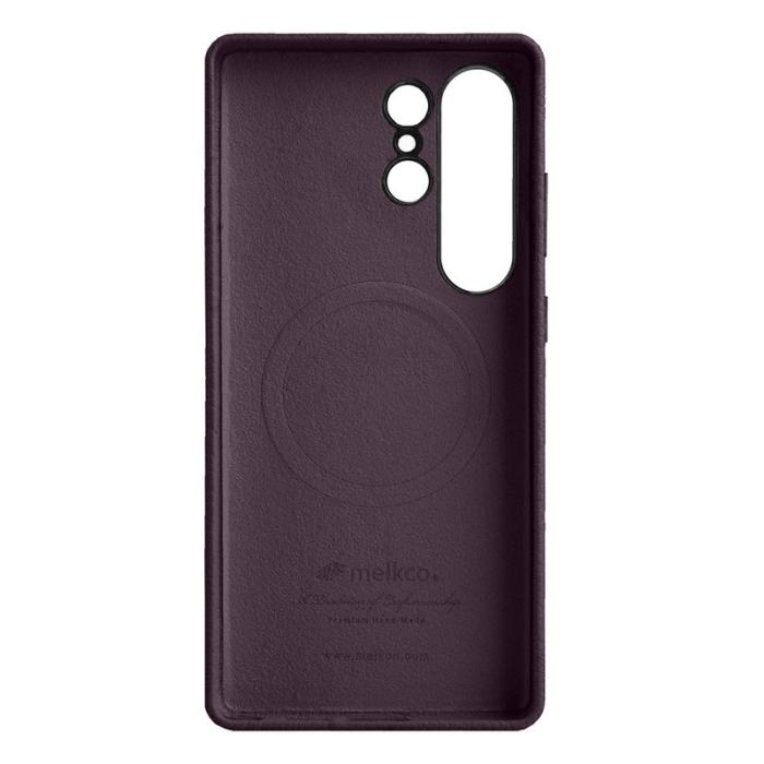 Melkco - MELKCO Mobilskal till Samsung Galaxy S25 Ultra Äkta Läder + PC - Lila