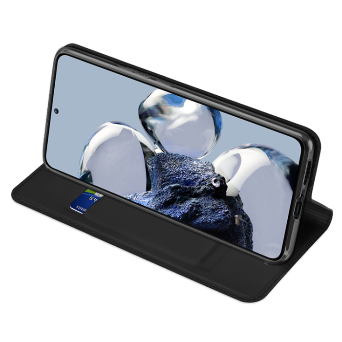Dux Ducis - Dux Ducis Xiaomi 12T/12T Pro Plånboksfodral Skin Series - Svart