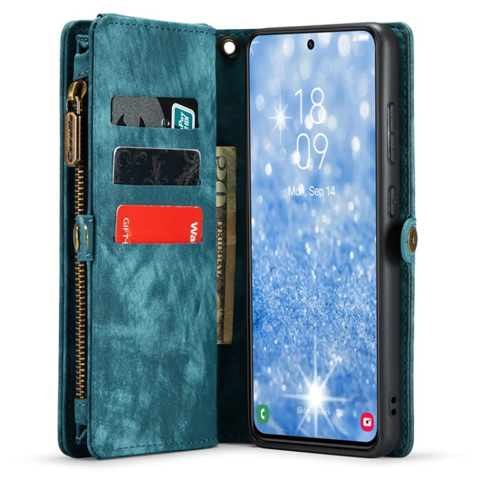 Caseme - Caseme Galaxy S23 Plånboksfodral Detachable - Blå
