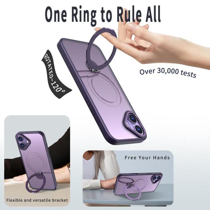 A-One Brand - iPhone 16 Mobilskal MagSafe Rotating Kickstand