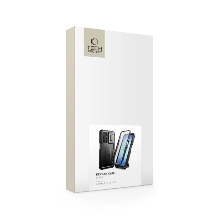 A-One Brand - Tech-Protect Galaxy A17 4G/5G Mobilskal Kevlar Camplus - Svart