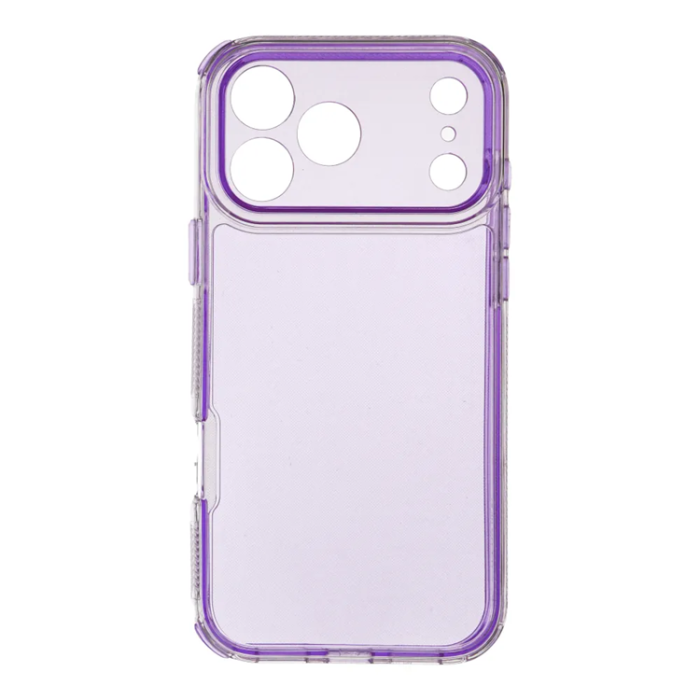 A-One Brand - iPhone 17 Pro Max Mobilskal Matrix Clear - Ljuslila