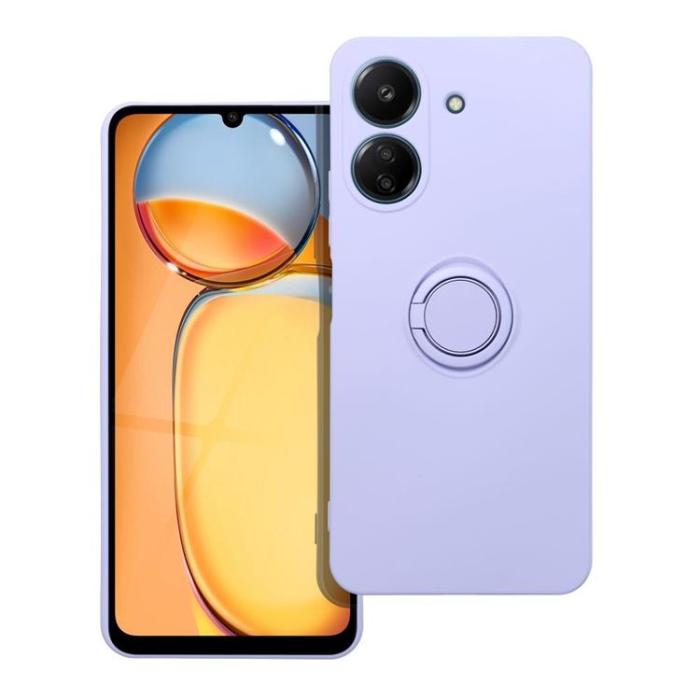 OEM - Xiaomi Redmi 13C/Poco C65 Mobilskal Silikon Ring - Violett