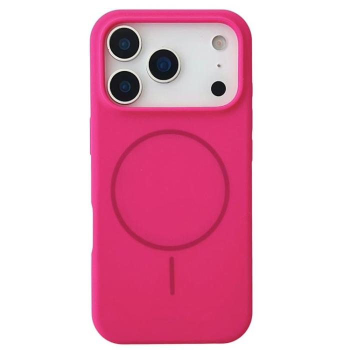 A-One Brand - iPhone 17 Pro Mobilskal MagSafe Silikon Anti Drop - Ros