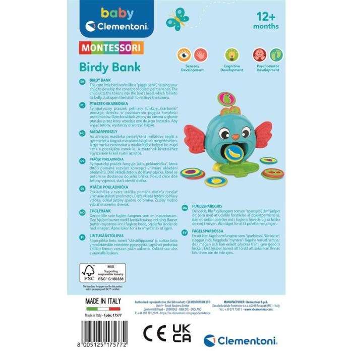 CLEMENTONI - CLEMENTONI Safe Box With Coins