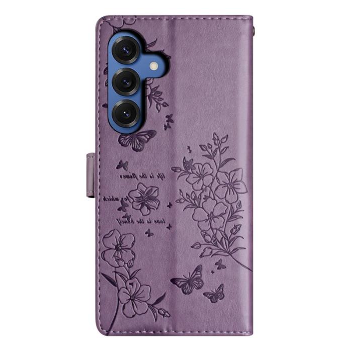 OEM - Plånboksfodral för Samsung Galaxy S26 Plus Konstläder - Lila