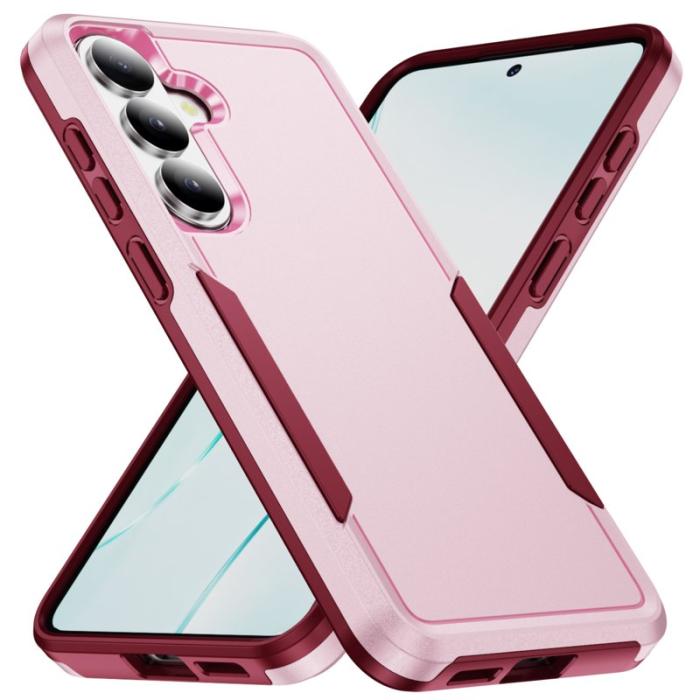 OEM - Mobilskal för Samsung Galaxy S26 Plus PC + TPU Militärklass - Rosa