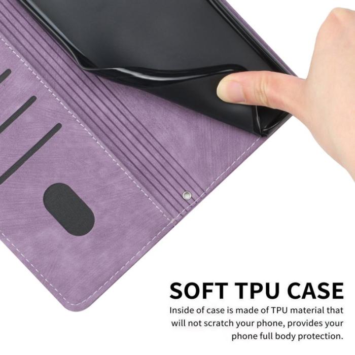 OEM - Mobilskal för Samsung Galaxy S26 Ultra Kickstand Konstläder - Lila