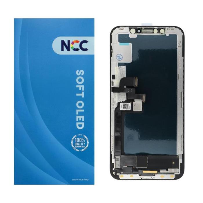 SpareParts - iPhone X Skärm med LCD-display NCC Soft OLED