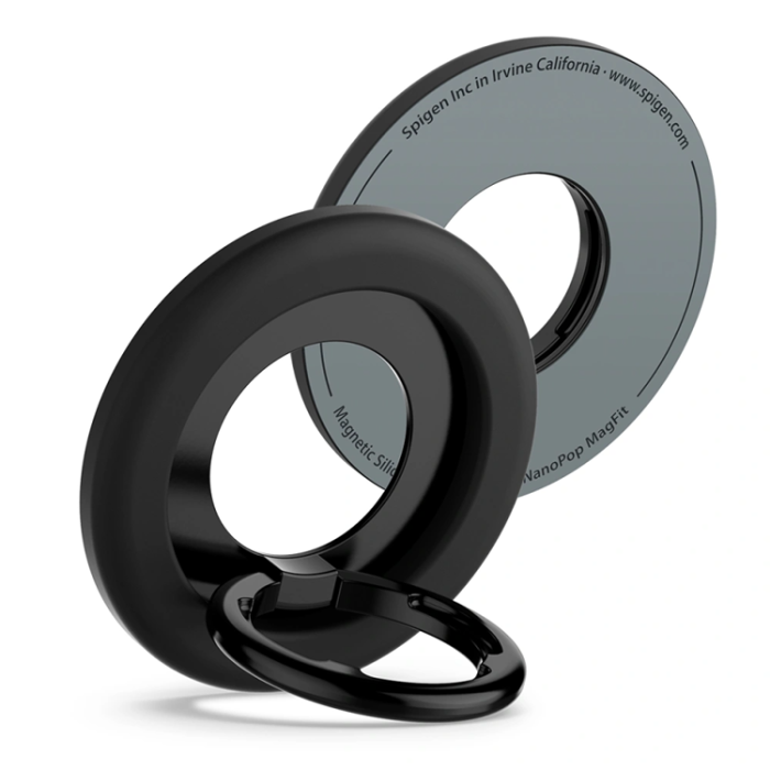 Spigen - Spigen Mobil Ringhållare Magsafe Magnetic Nano Pop - Svart