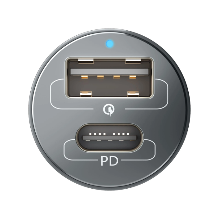 3MK - 3MK Billaddare 100W USB-C USB-A Hyper - Silver