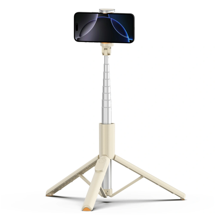 Tech-Protect - Tech-Protect Bluetooth Selfie Stick Tripod - Beige