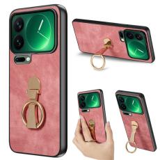 CASENEO - CASENEO Xiaomi 17 Pro Fodral Retro Konstl&auml;der - Rosa