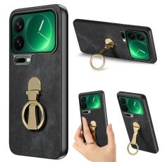 CASENEO - CASENEO Xiaomi 17 Pro Fodral Retro Konstl&auml;der - Svart