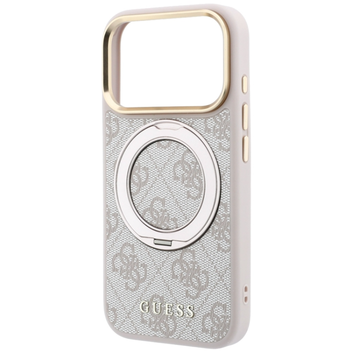 Guess - Guess Mobilskal För iPhone 18 Pro Max/17 Pro Max Magsafe Ringstativ 360 4G