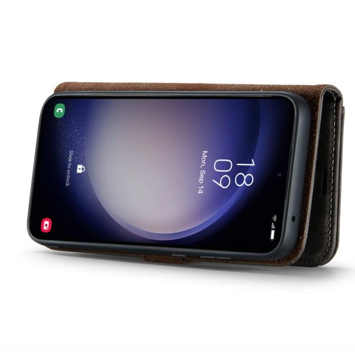DG.MING - DG.MING Samsung Galaxy A36 5G Plånboksfodral Äkta läder - Grå