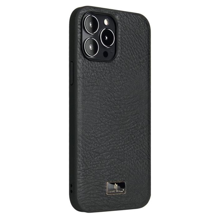 FIERRE SHANN - FIERRE SHANN iPhone 14 Pro Max Fodral KonstLäder - Elefantmönster