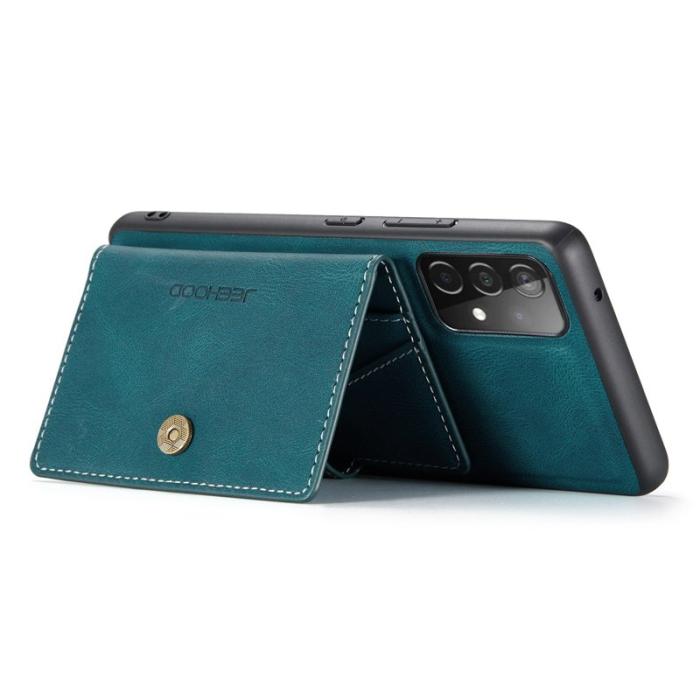 JEEHOOD - JEEHOOD Samsung Galaxy A32 5G/M32 5G Konstläder Plånboksfodral Grön