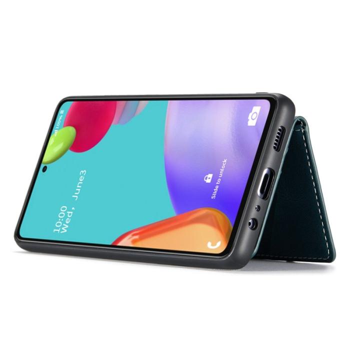 JEEHOOD - JEEHOOD Samsung Galaxy A32 5G/M32 5G Konstläder Plånboksfodral Grön