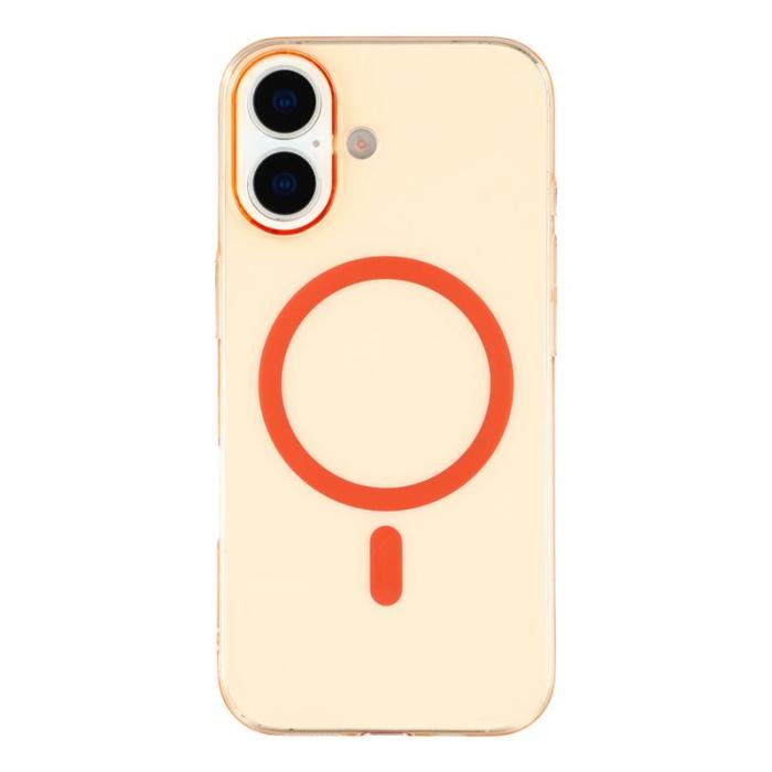 X-Level - X-LEVEL Mobilskal till iPhone 17 MagSafe Transparent Orange Slim Cover