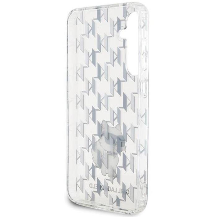 KARL LAGERFELD - Karl Lagerfeld Galaxy S23 FE Mobilskal Monogram Choupette - Transaprent
