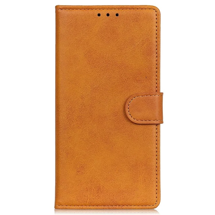 A-One Brand - Sony Xperia 1 VII Plånboksfodral Cowhide Läder - Brun