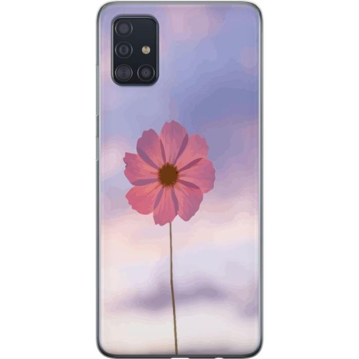 iSecrets - Mobilskal till Samsung Galaxy A51 med Rosa blomma
